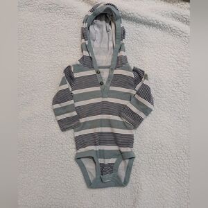 Just one you by Carter's Striped Baby Hooded Onesie